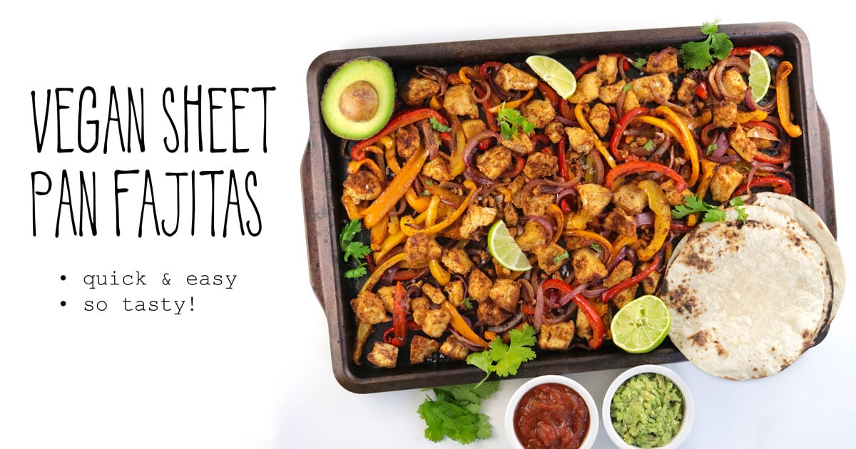 Easy Sheet Pan Vegan Fajitas: Quick Veggie Tex-Mex Delight